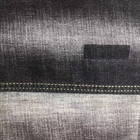 人のための黒い色の粗紡糸のデニムの生地10.5ozのジーンズの布材料