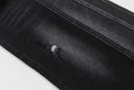 男のジーンズのための白い裏側ロールが付いている高い弾性11.5Ozのデニム生地黒色