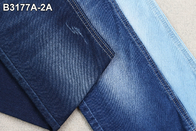 9.5オンスの擬似編むデニムのあや織りの生地の二重層はジーンズ材料を伸ばす