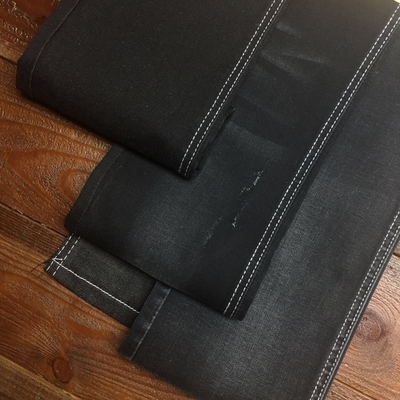 Tencleの綿の物質的なデニムの生地のジーンズの黒い色9oz