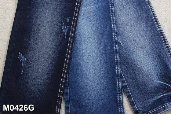 お買い得 10.3 OZのジーンズの作成のための高い伸張のゆがみの粗紡糸のデニムの生地 オンライン