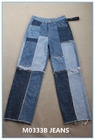 100%の綿のジーンズの堅いデニムの生地支持できるリサイクルされたGRSの証明書