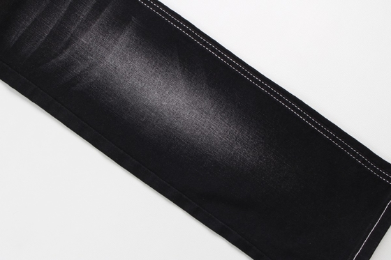 熱売 10オンス ワープスルーブ 高ストレッチ 黒の裏側 ズボンのためのジーンズ織物