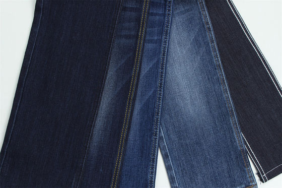 サンフォライジング 特殊織り 綿 ポリエステル スパンデックス スラブ ストレッチ デニム 布