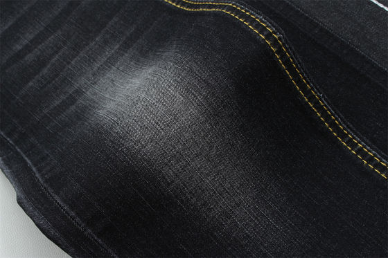 濃い黒色 高ストレッチスラブ デニム 織物 子供や女性用 ジーンズ