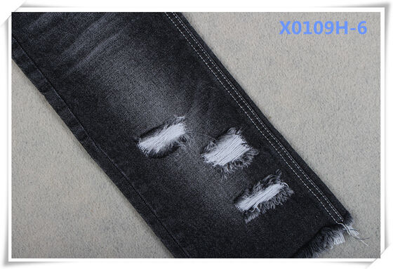 ボーイフレンドスタイル 100% コットンデニム生地 ブラックカラー ジーンズ用