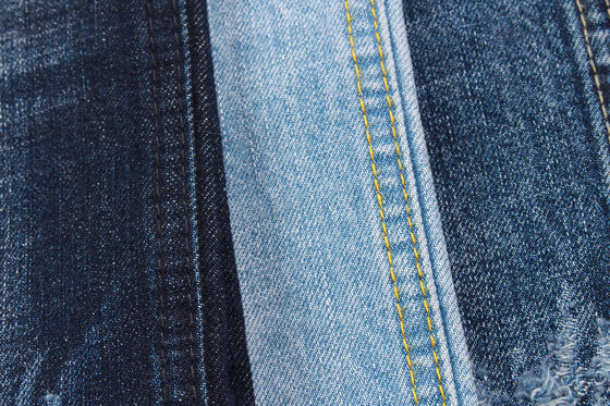 12オンス100%綿ジーンズ クロスハッチ スラブ サンフォライズジーンズ 織物