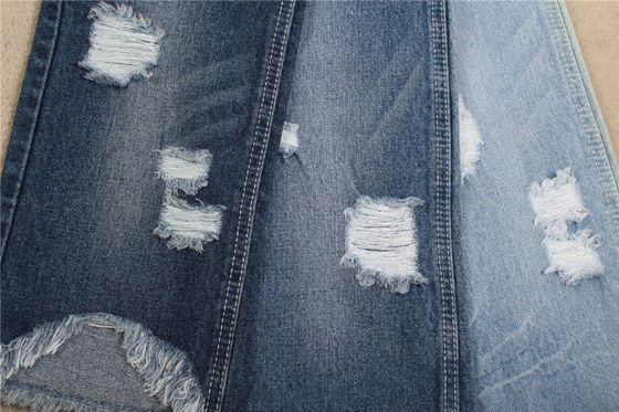 12.5 Oz 58/59"デニムの綿ポリエステル ジーンズの生地伸張無し