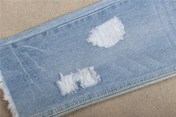 12.5 Oz 58/59"デニムの綿ポリエステル ジーンズの生地伸張無し