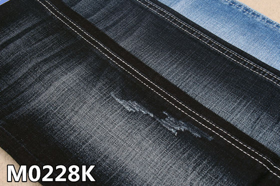 7すくいのインディゴの中型の重量型の粗紡糸のデニムの生地2のElastaneの灰色のデニム材料