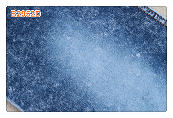 8.5 ozのインディゴのサテンの綿繻子のデニムの生地