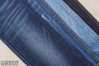 10.5oz綿ポリエステル スパンデックスのデニムの生地のゆがみの粗紡糸のジーンズ材料