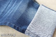 ロープの染料の極度の濃紺のデニムの生地の二重中心の粗紡糸のジーンズ材料