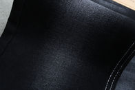 75%の綿の極度の伸張の黒のデニムのLeggingの細いジーンズの生地