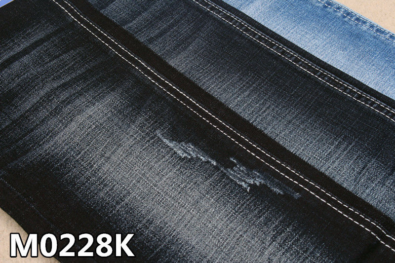 7すくいのインディゴの中型の重量型の粗紡糸のデニムの生地2のElastaneの灰色のデニム材料