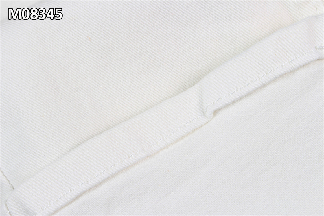9.7OZ 染料に備える 白いジーンズ織物 RFD ジーンズ織物 冷蔵着色