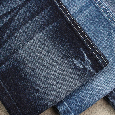 軽い粗紡糸の開放端ヤーンのジーンズのデニムの生地98%Cotton 2%のスパンデックス