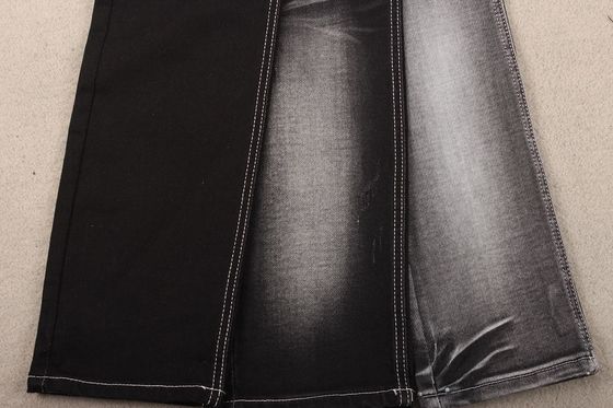 お買い得 柔らかいデニムの生地を感じる色の硫黄の黒手を印刷する花 オンライン