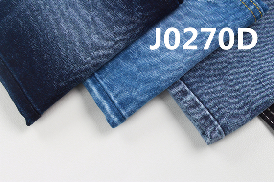 Ecoの友好的な綿ポリエステル スパンデックスのデニムの生地11.5Oz 62/63