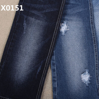 お買い得 10オンス コットン スパンデックス インディゴブルー ジーンズ生地 コストパフォーマンス 高品質 優れたストレッチ ボーイフレンド クリーン スタイル オンライン