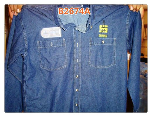 お買い得 8オンス271本のGsmのジーンズのズボンのための100%の綿のインディゴの伸張のデニムの生地 オンライン