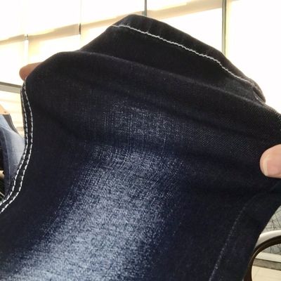 お買い得 72%の綿28%ポリエステル1.5%のスパンデックスの軽量の伸張のデニムの生地9.5オンス オンライン