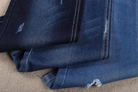 11oz TR 61% Ctn 37.5%多1.5%のSpxは綿ポリエステル デニムの生地を結んだ