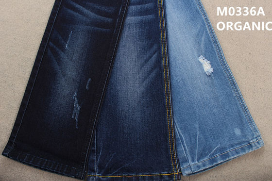 お買い得 10.6oz 359gsm Ecoの友好的な有機性綿の壊れたあや織りのデニムの生地 オンライン