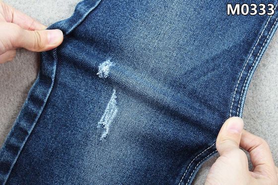 11.3OZ ジーンズ Sanforizing のための綿ポリエステル スパンデックス デニム生地をリサイクルします